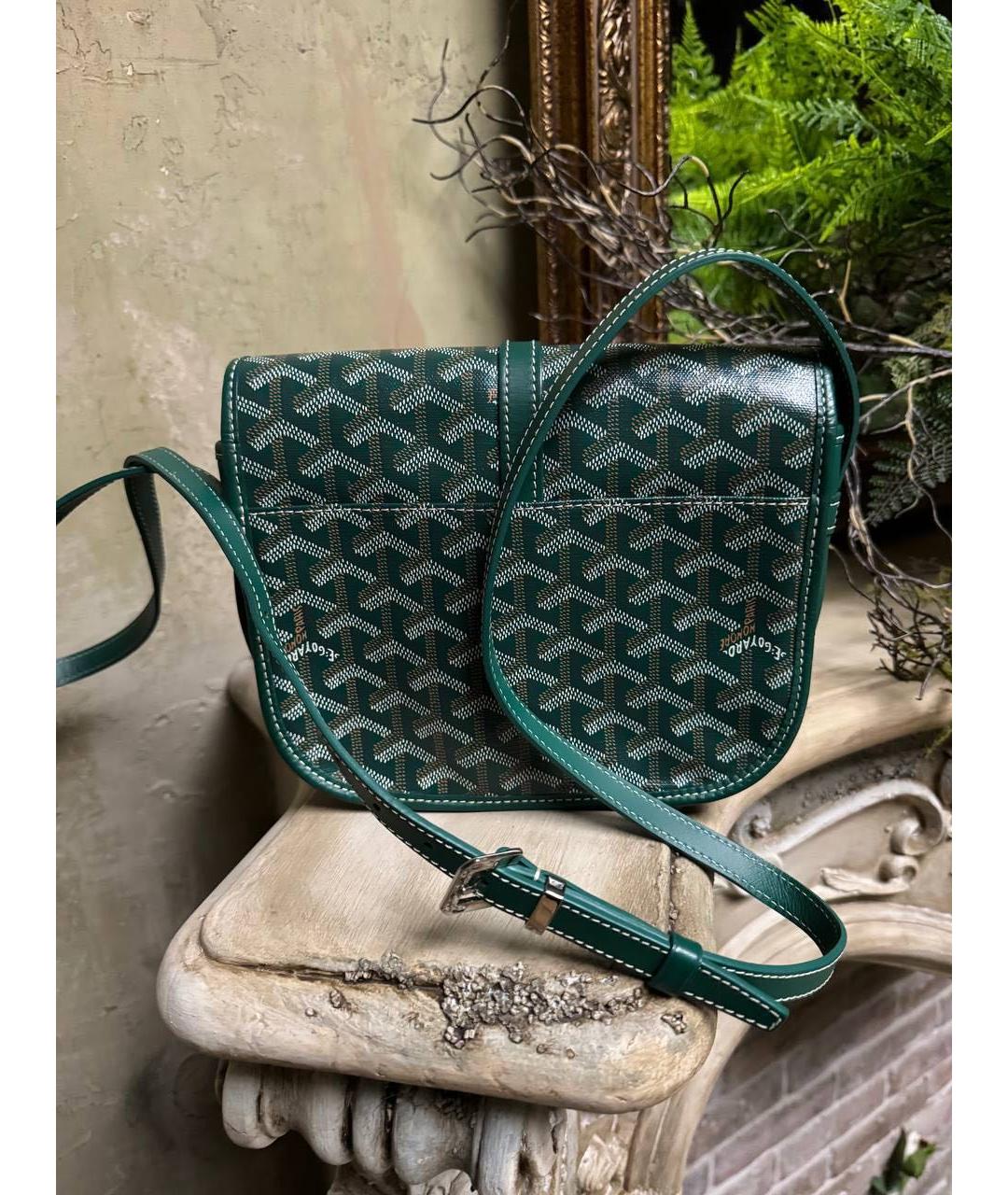 GOYARD Зеленая сумка на плечо, фото 2