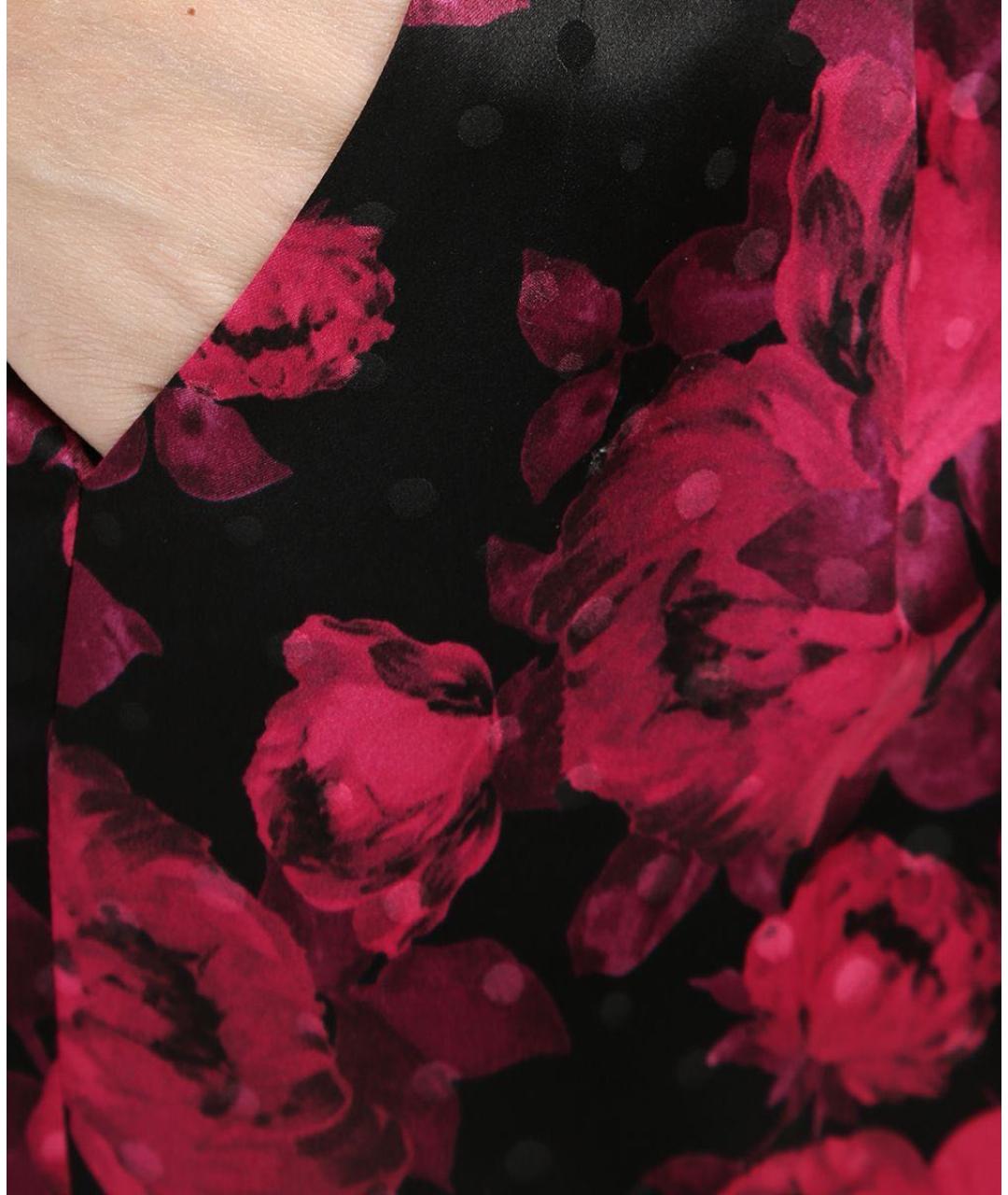 STELLA MCCARTNEY Мульти шелковые прямые брюки, фото 5