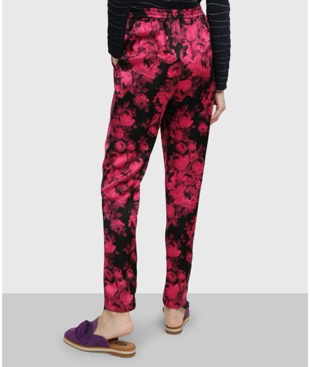 STELLA MCCARTNEY Мульти шелковые прямые брюки, фото 6