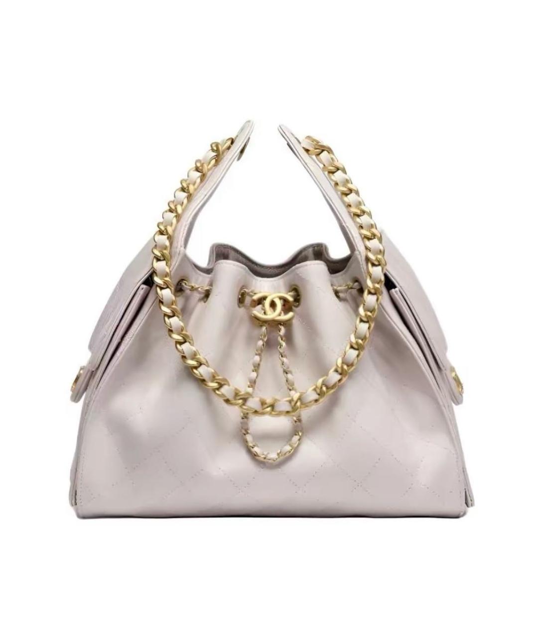 CHANEL Розовая кожаная сумка через плечо, фото 1