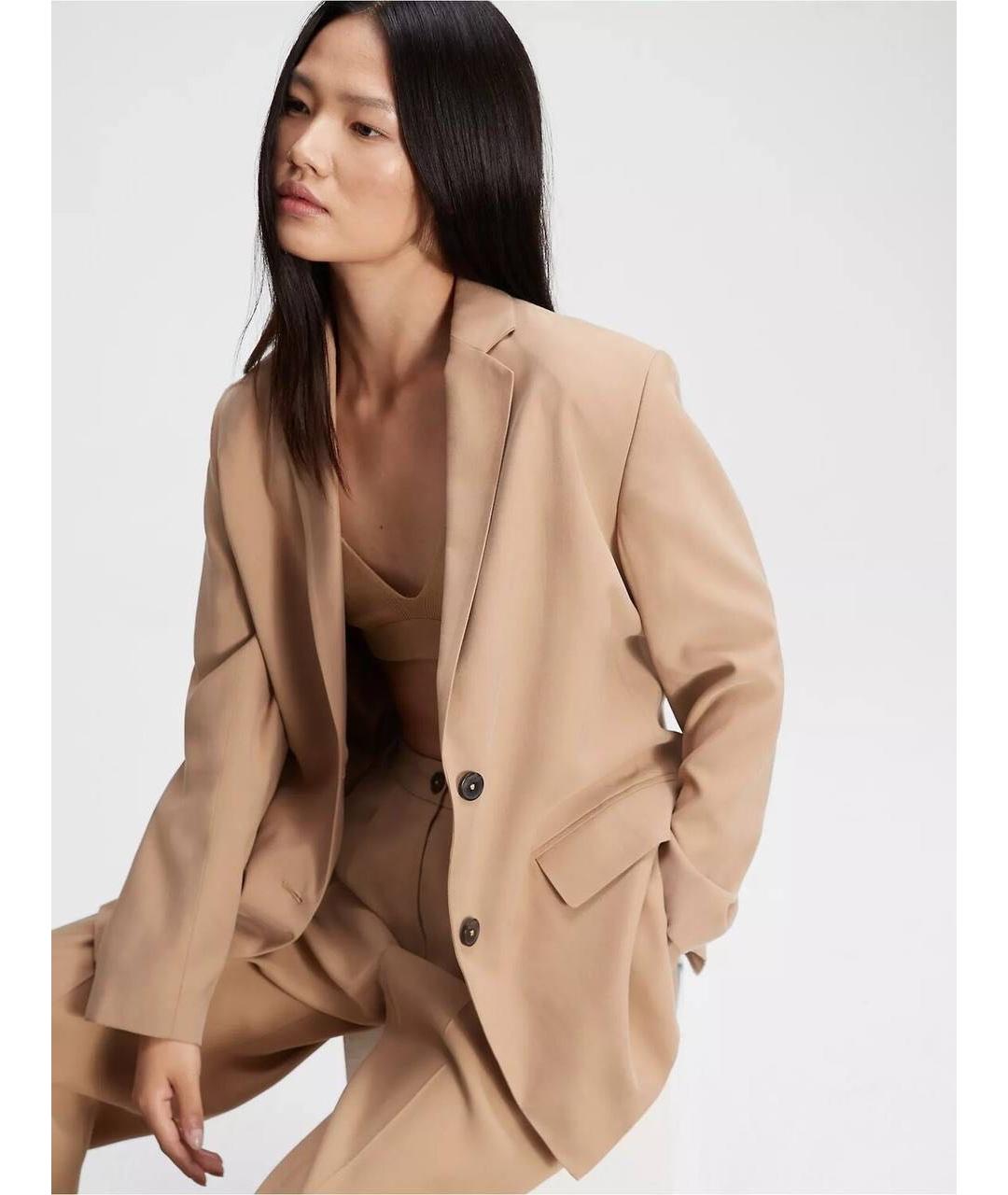 CALVIN KLEIN Бежевый костюм с брюками, фото 5