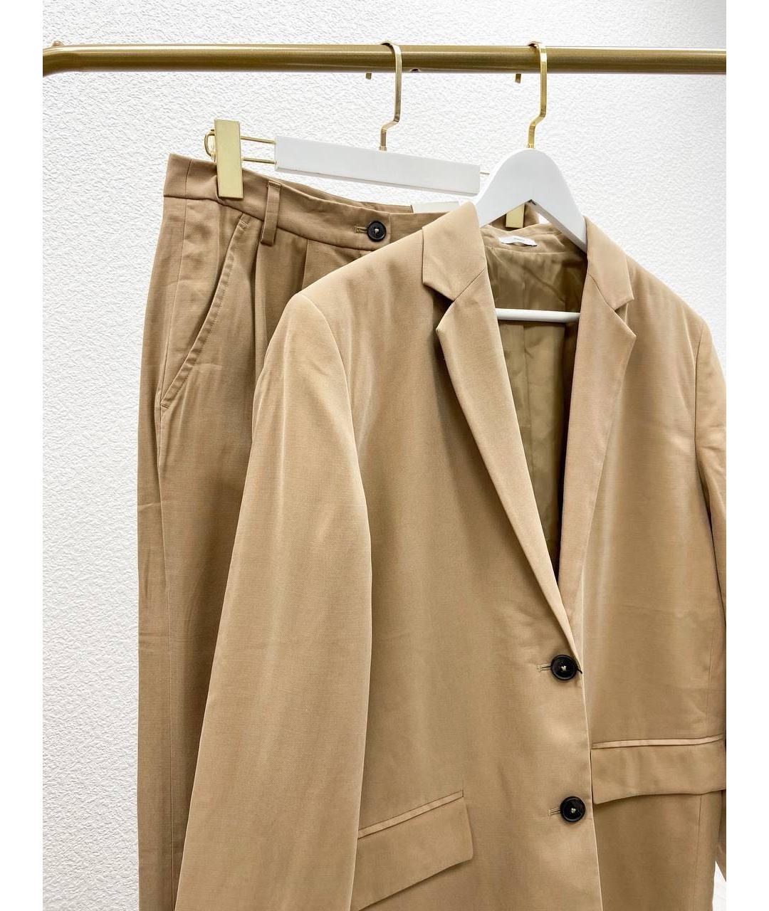 CALVIN KLEIN Бежевый костюм с брюками, фото 8
