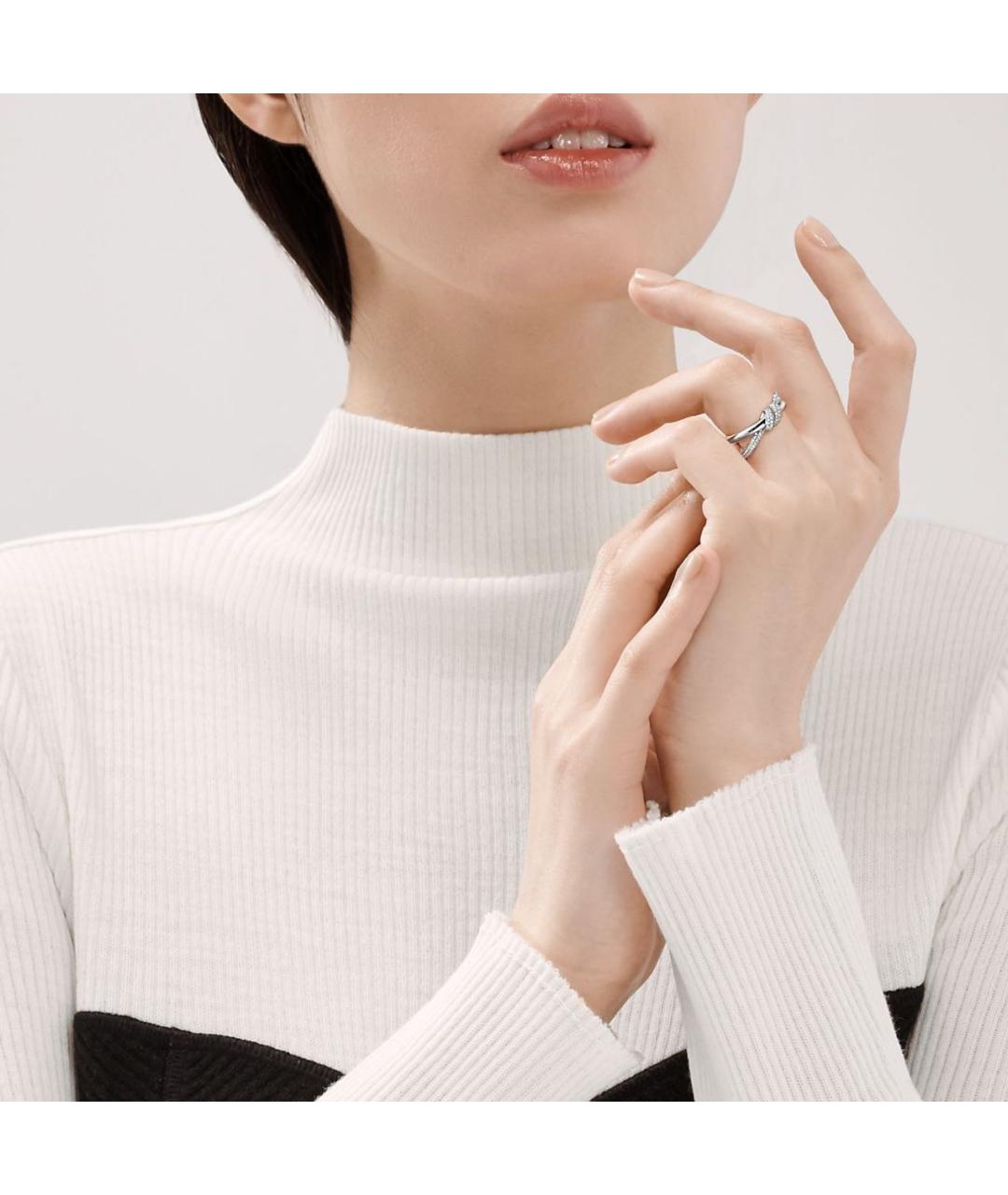 TIFFANY&CO Кольцо из белого золота, фото 5