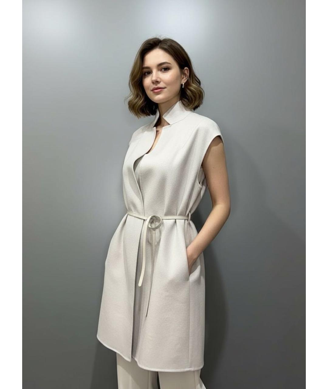 LORO PIANA Серый кашемировый жилет, фото 7