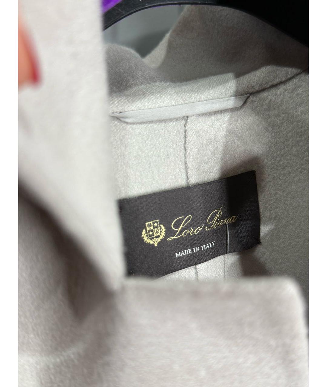 LORO PIANA Серый кашемировый жилет, фото 5