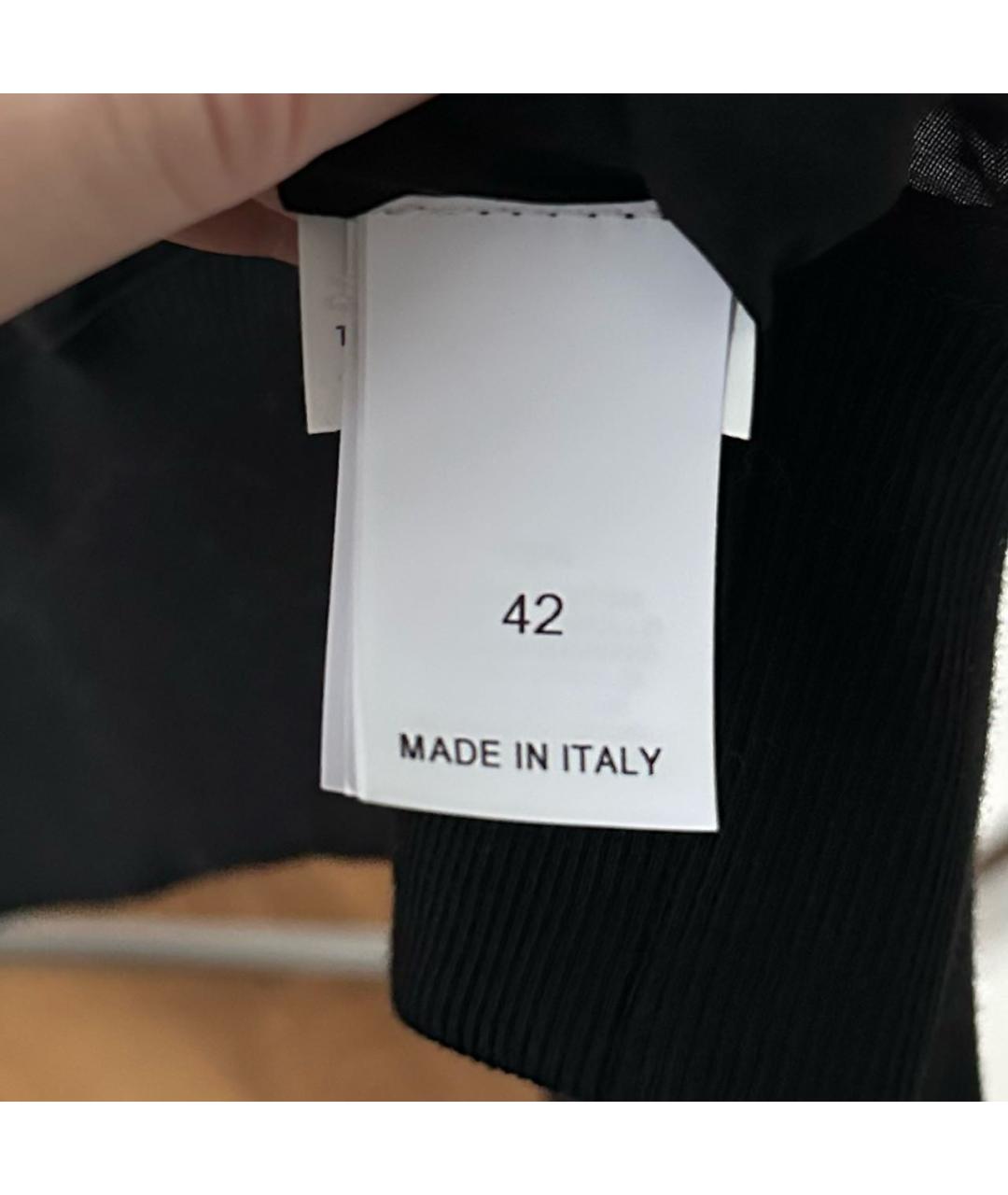 BRUNELLO CUCINELLI Черная хлопковая майка, фото 6