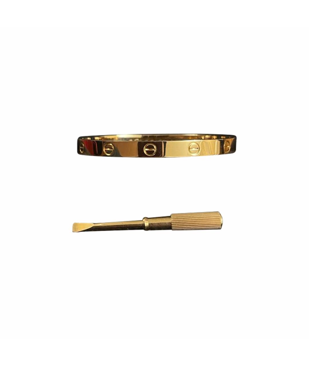 CARTIER Золотой браслет из желтого золота, фото 1