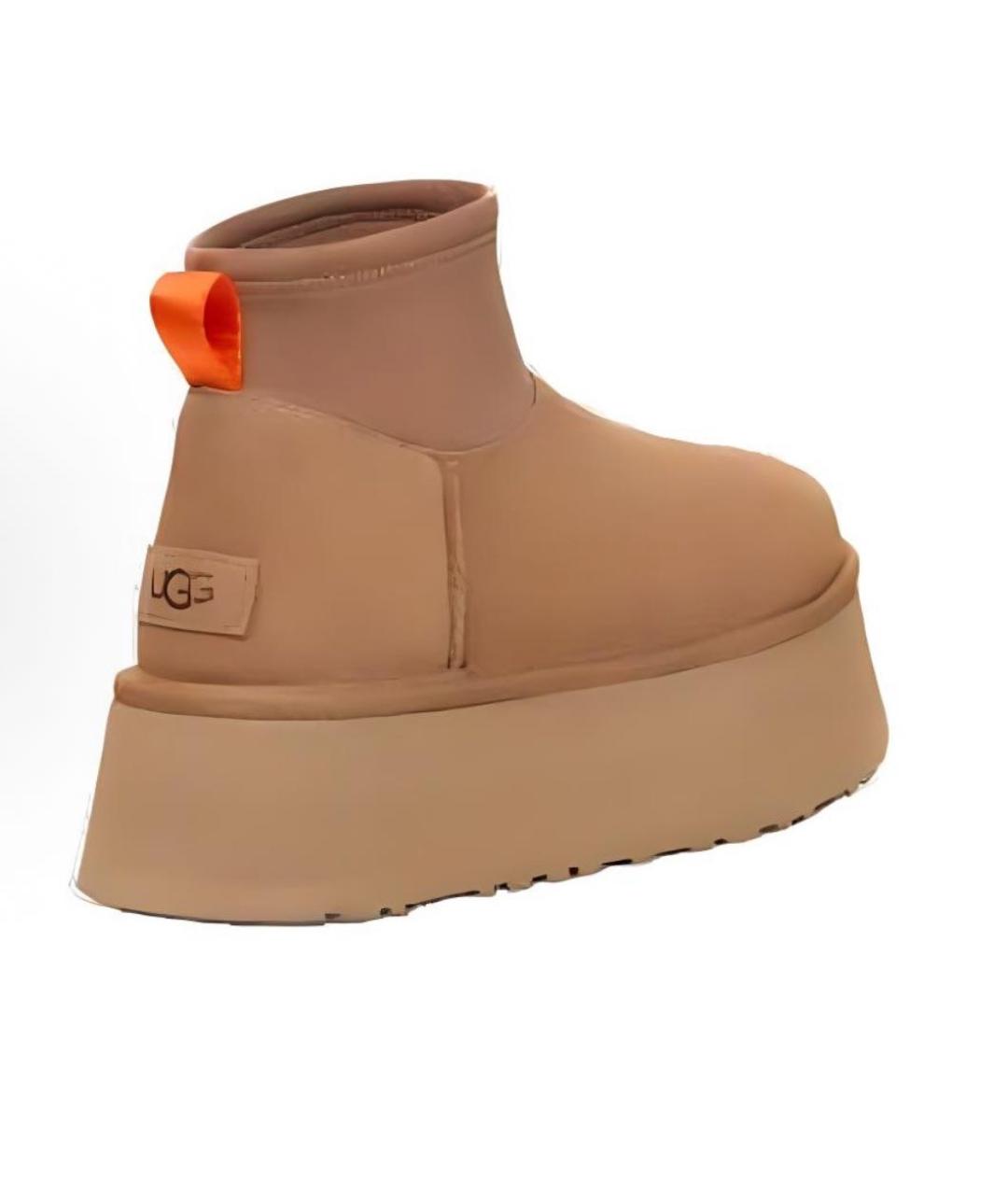 UGG AUSTRALIA Коричневые замшевые ботинки, фото 3