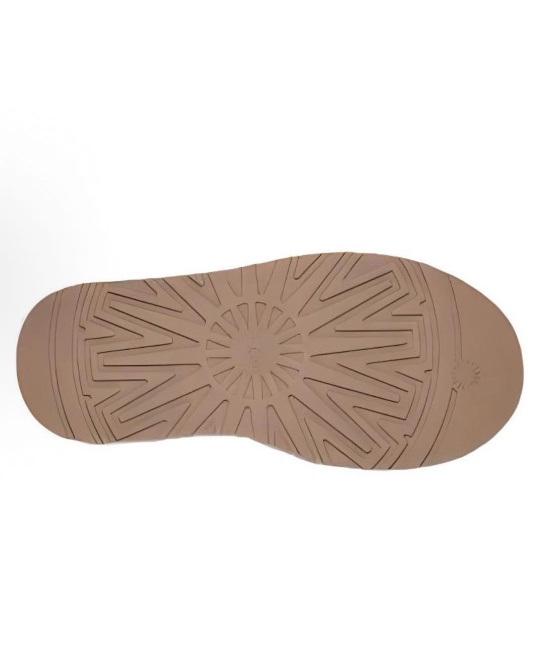 UGG AUSTRALIA Коричневые замшевые ботинки, фото 4