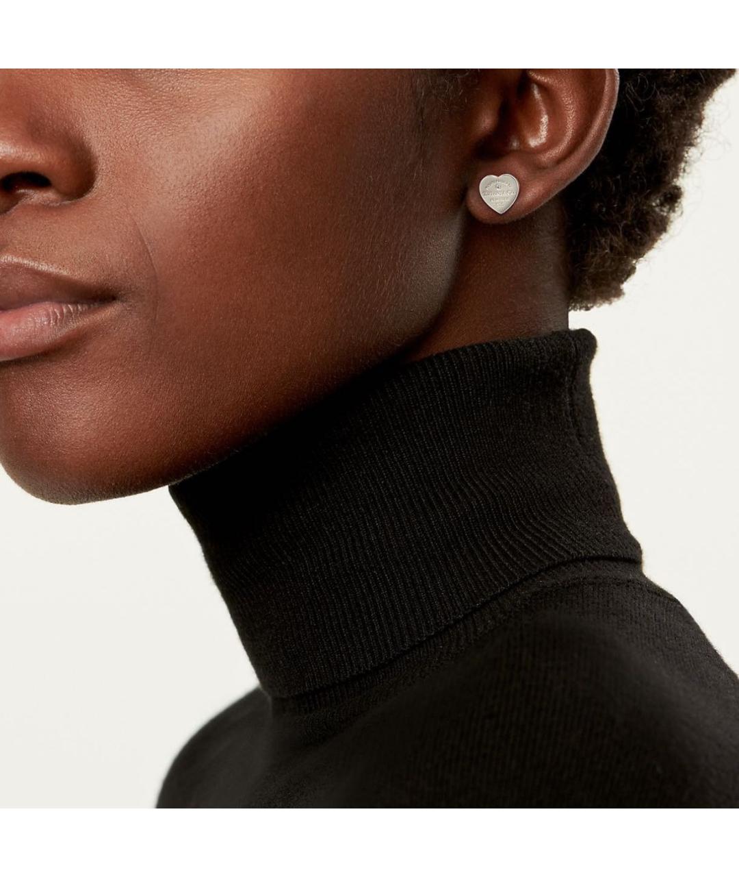TIFFANY&CO Серебряные серебряные серьги, фото 5