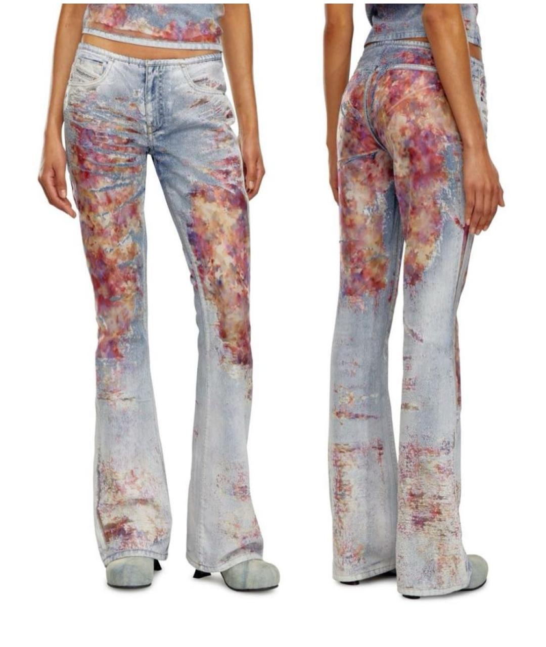 DIESEL Мульти джинсы клеш, фото 4