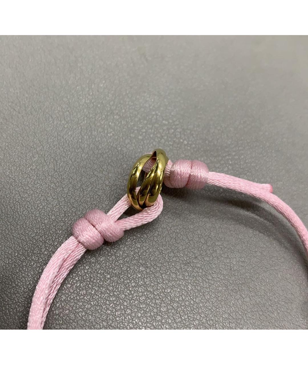 CARTIER Розовый браслет из желтого золота, фото 5