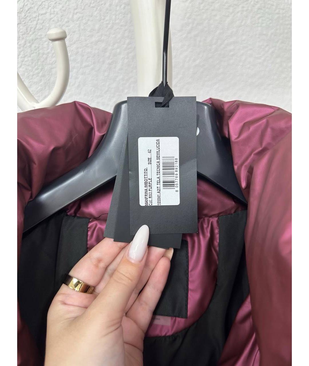 PINKO Бордовый пуховик, фото 3