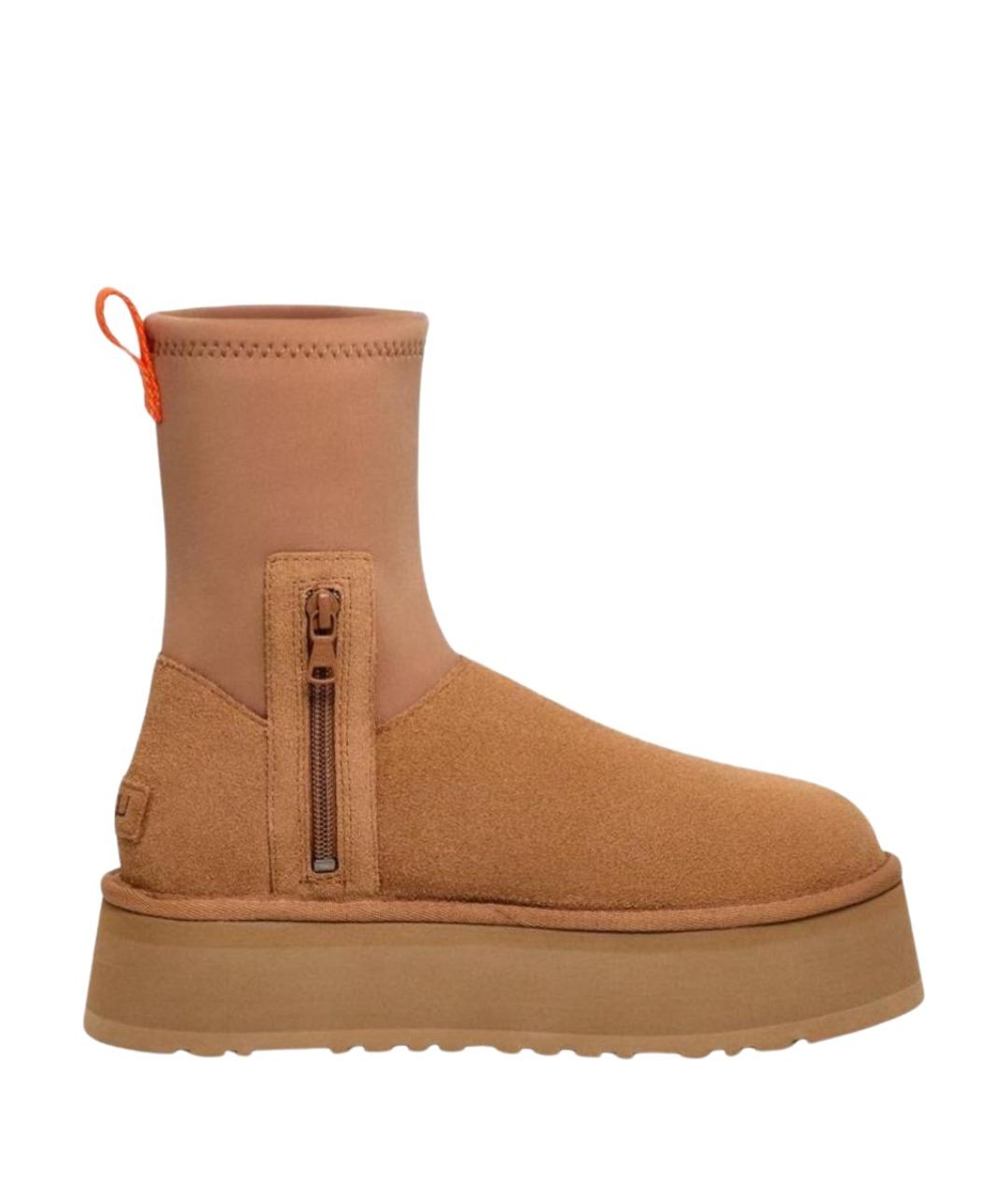 UGG AUSTRALIA Коричневые замшевые ботинки, фото 1