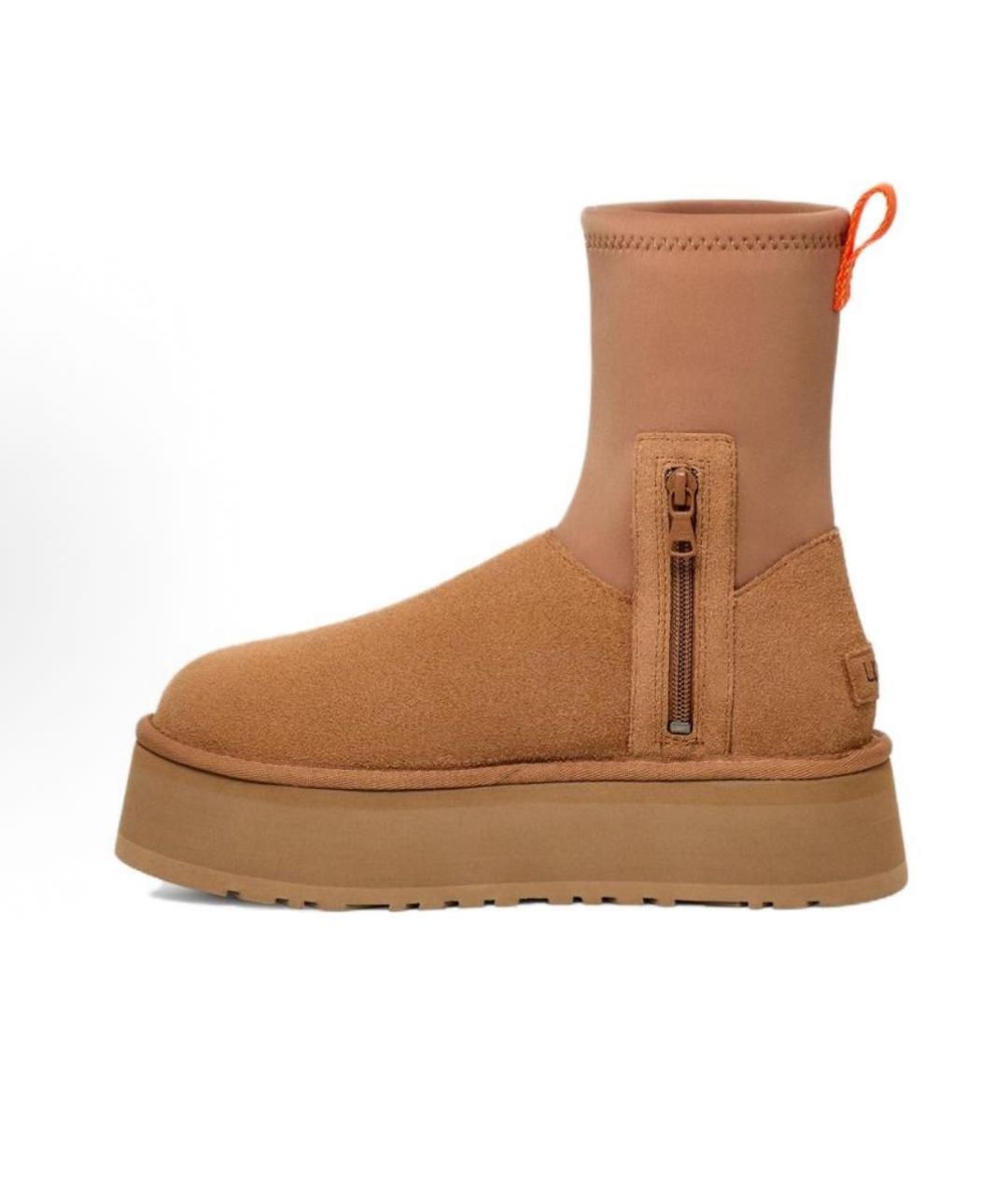 UGG AUSTRALIA Коричневые замшевые ботинки, фото 7