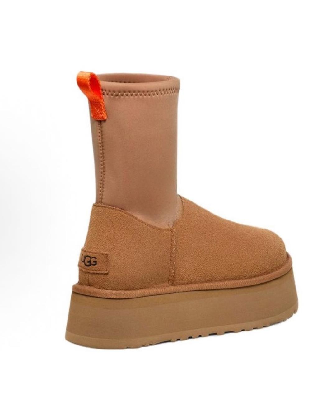 UGG AUSTRALIA Коричневые замшевые ботинки, фото 4