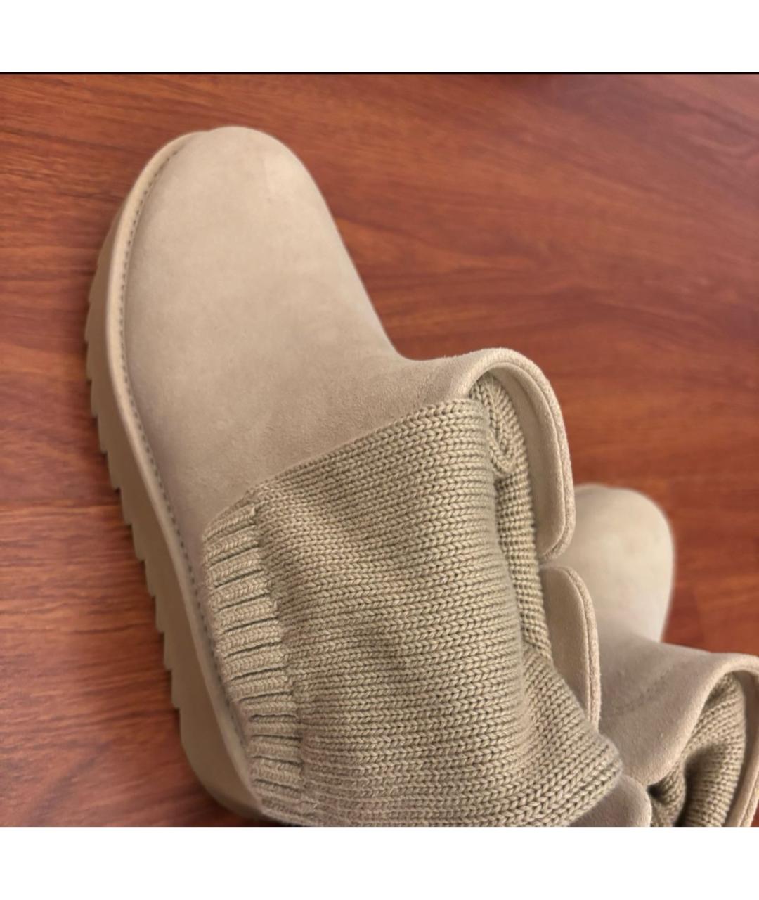 UGG AUSTRALIA Коричневые замшевые ботинки, фото 7