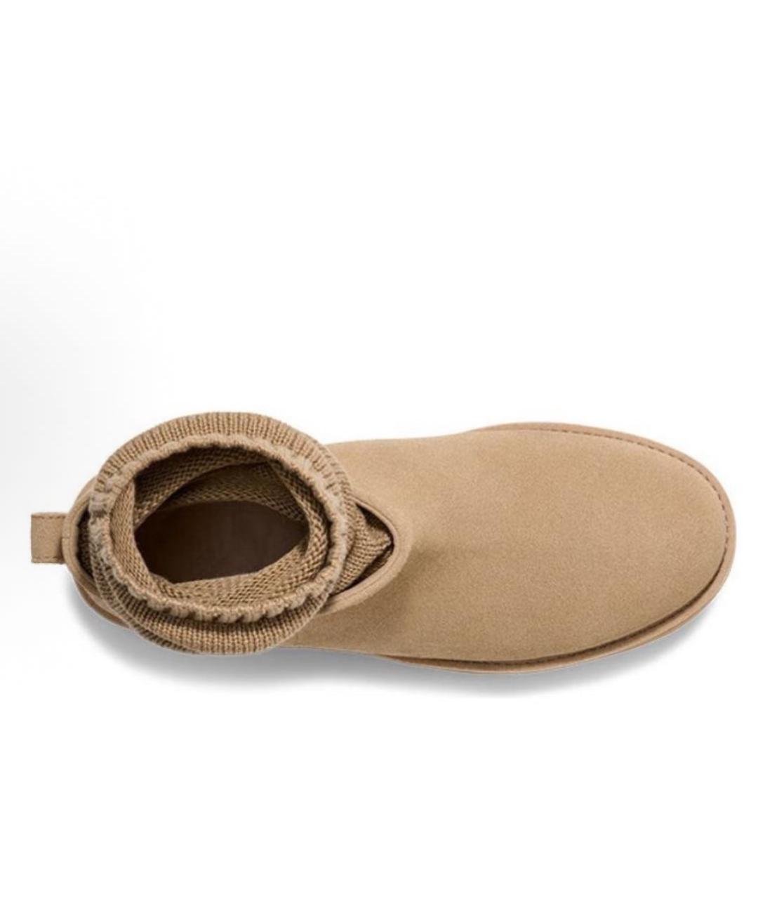 UGG AUSTRALIA Коричневые замшевые ботинки, фото 4