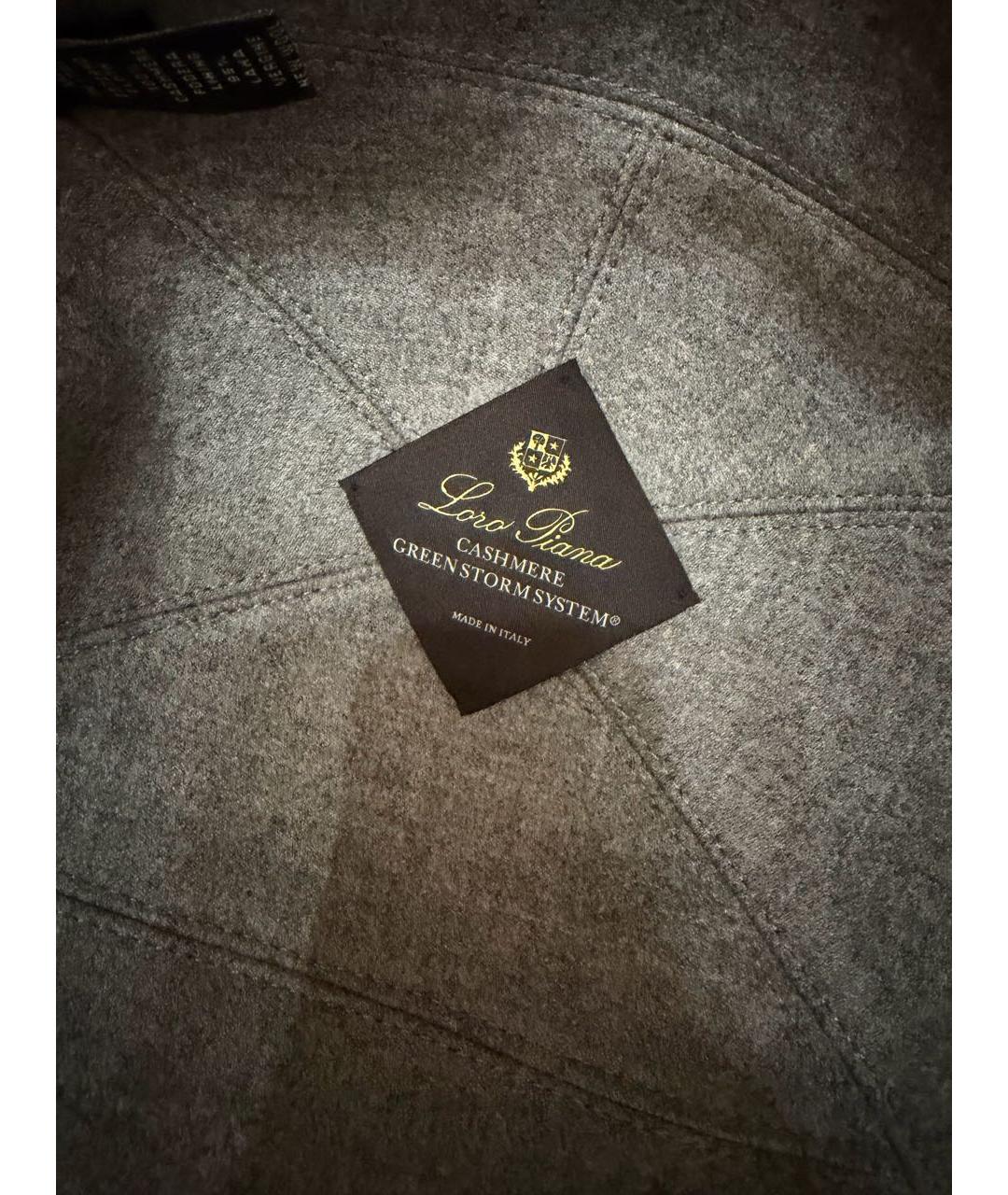 LORO PIANA Синяя кашемировая кепка, фото 5