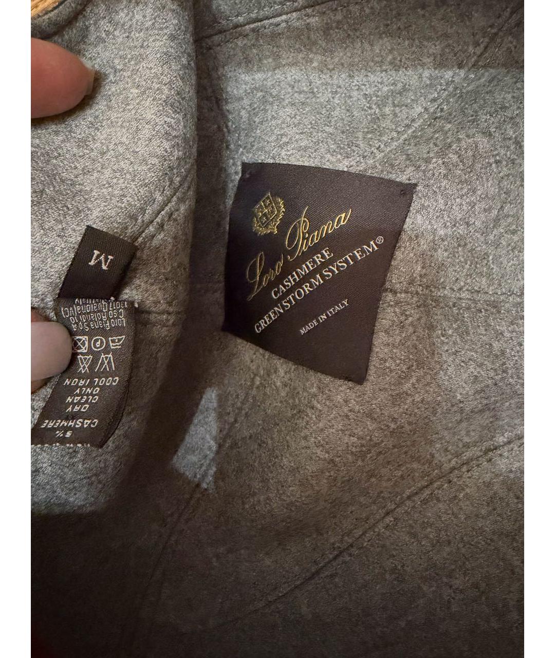 LORO PIANA Синяя кашемировая кепка, фото 4