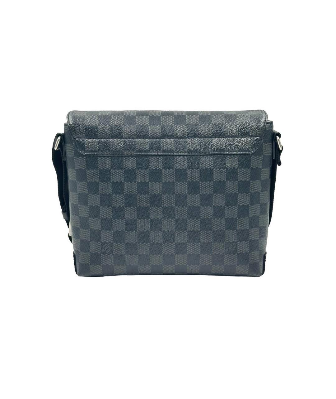 LOUIS VUITTON Антрацитовая сумка на плечо, фото 3