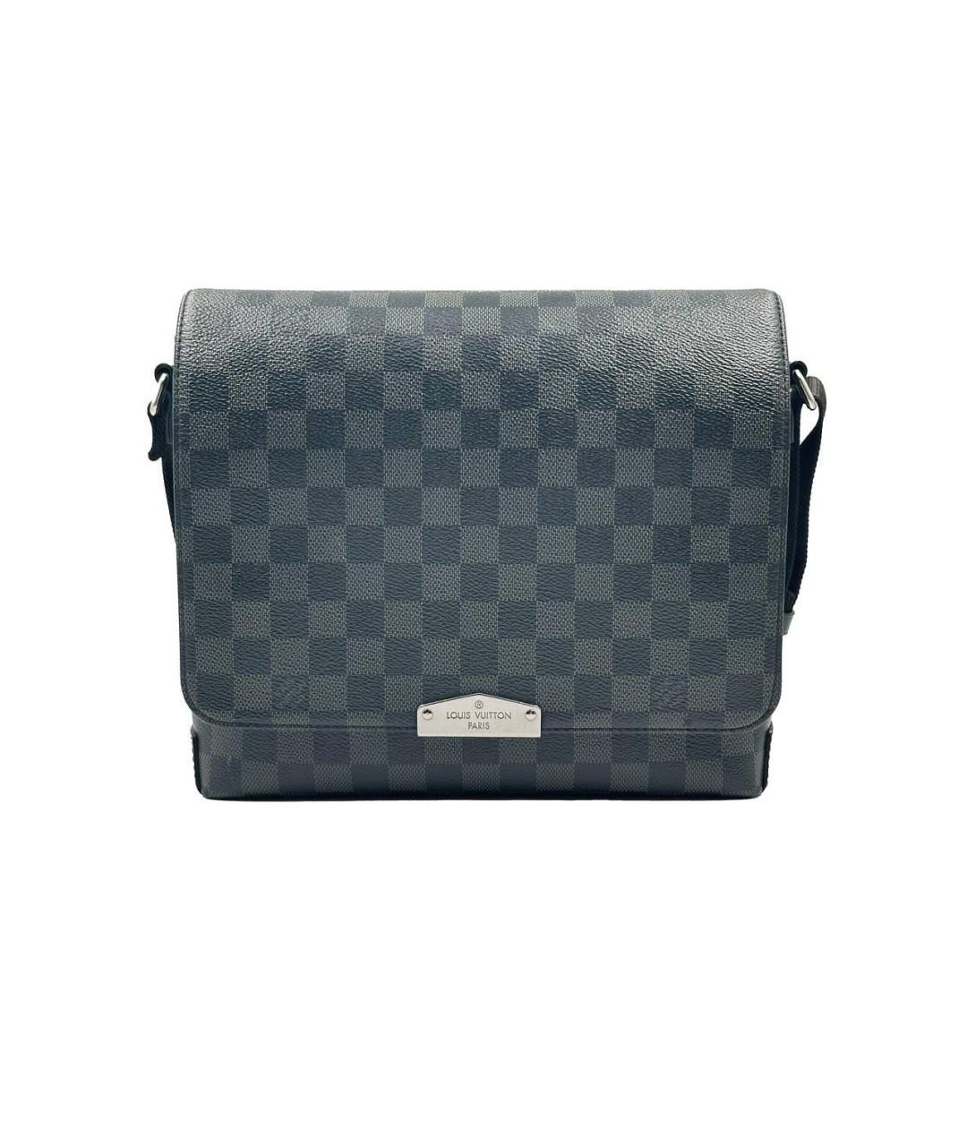 LOUIS VUITTON Антрацитовая сумка на плечо, фото 1