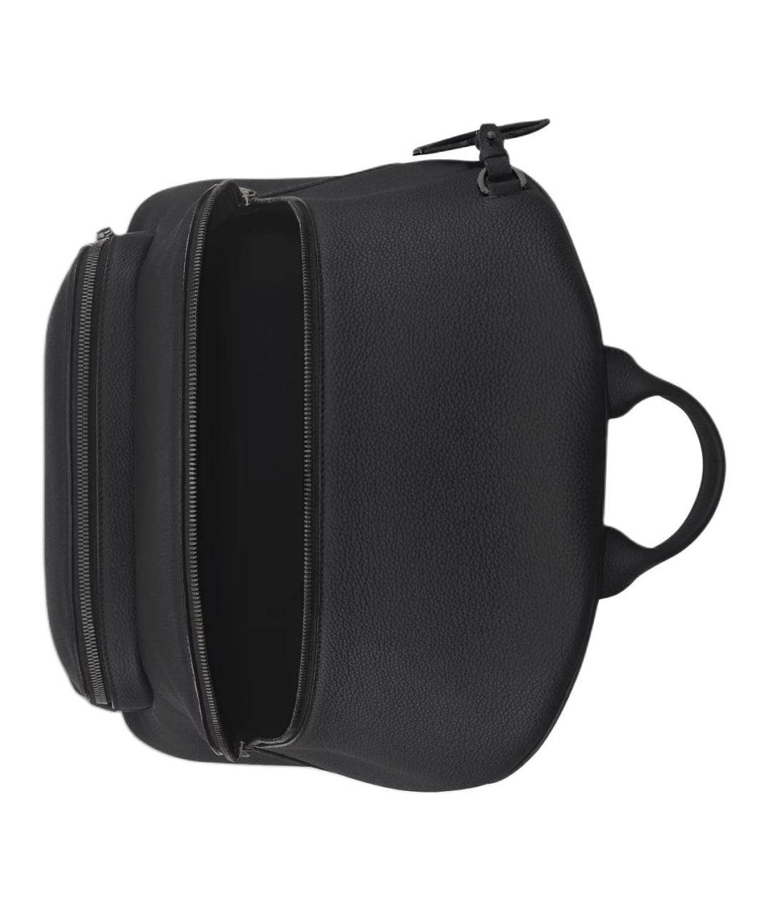 CHRISTIAN DIOR Черный кожаный рюкзак, фото 4