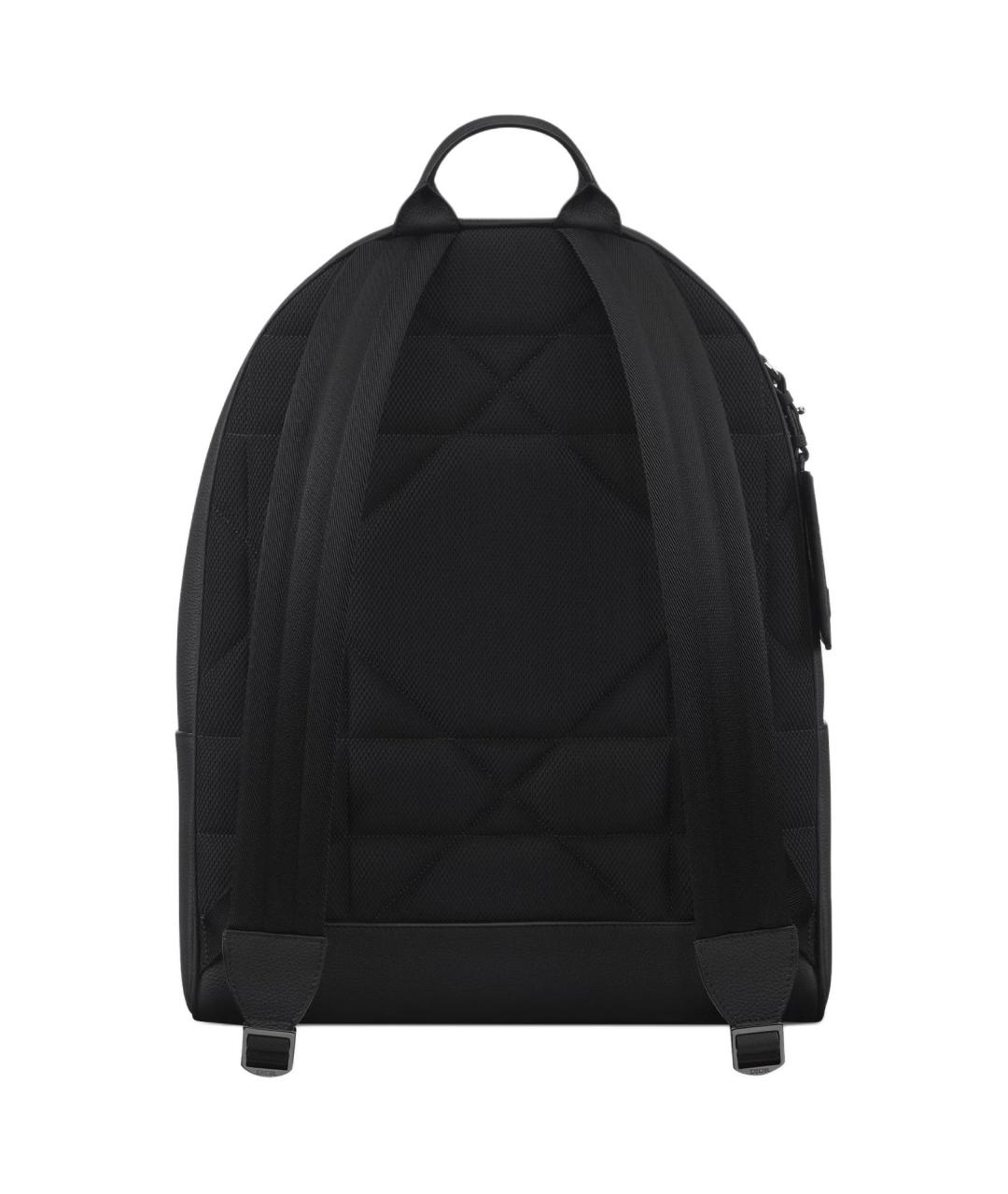 CHRISTIAN DIOR Черный кожаный рюкзак, фото 3