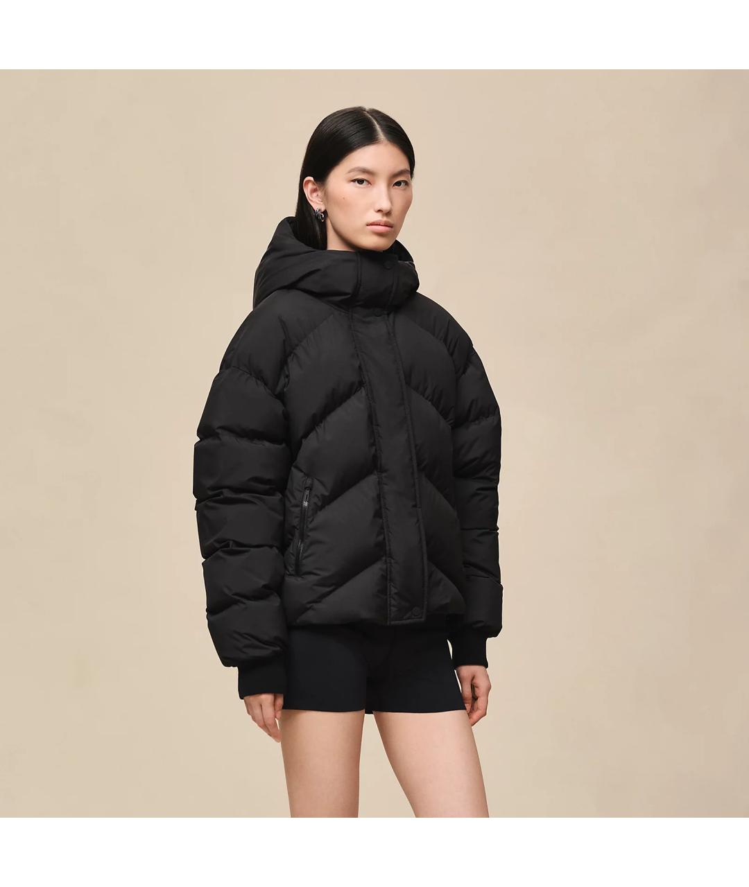 HERMES Черная полиэстеровая куртка, фото 7