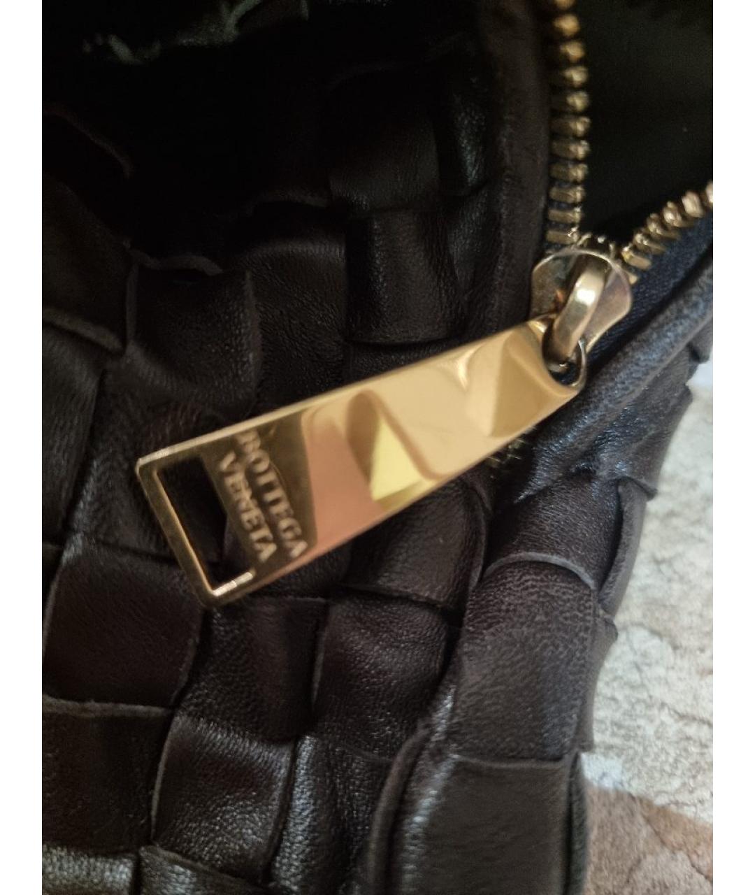 BOTTEGA VENETA Коричневая кожаная сумка с короткими ручками, фото 6