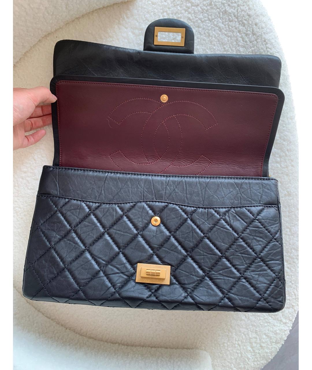 CHANEL Черная кожаная сумка через плечо, фото 4