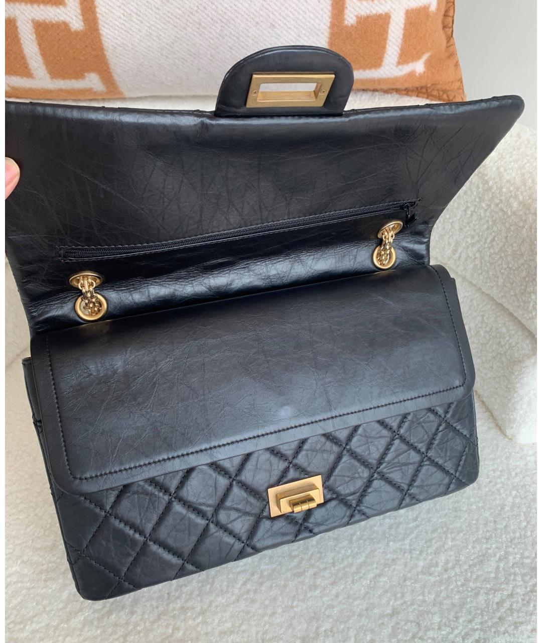 CHANEL Черная кожаная сумка через плечо, фото 5