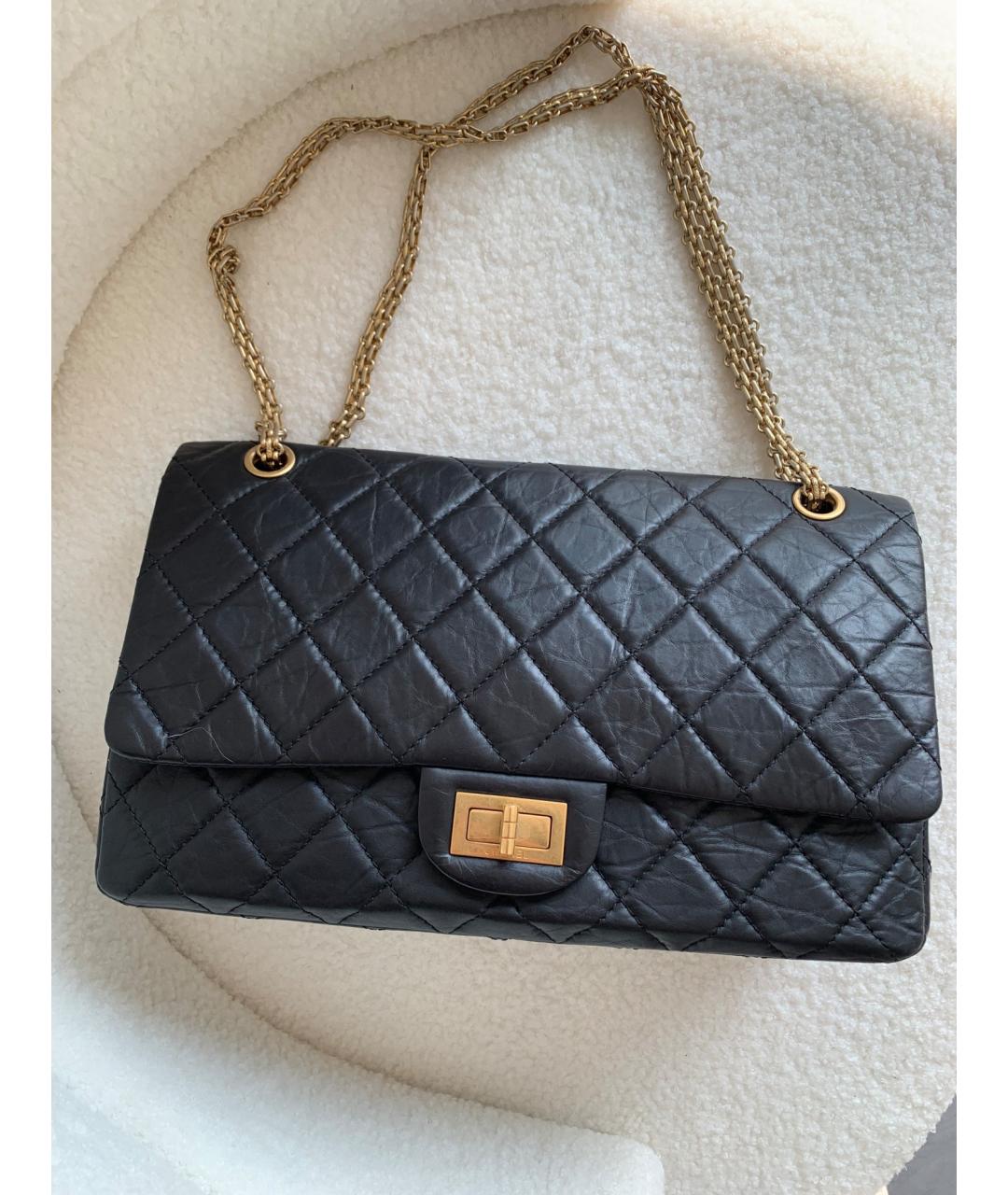 CHANEL Черная кожаная сумка через плечо, фото 2