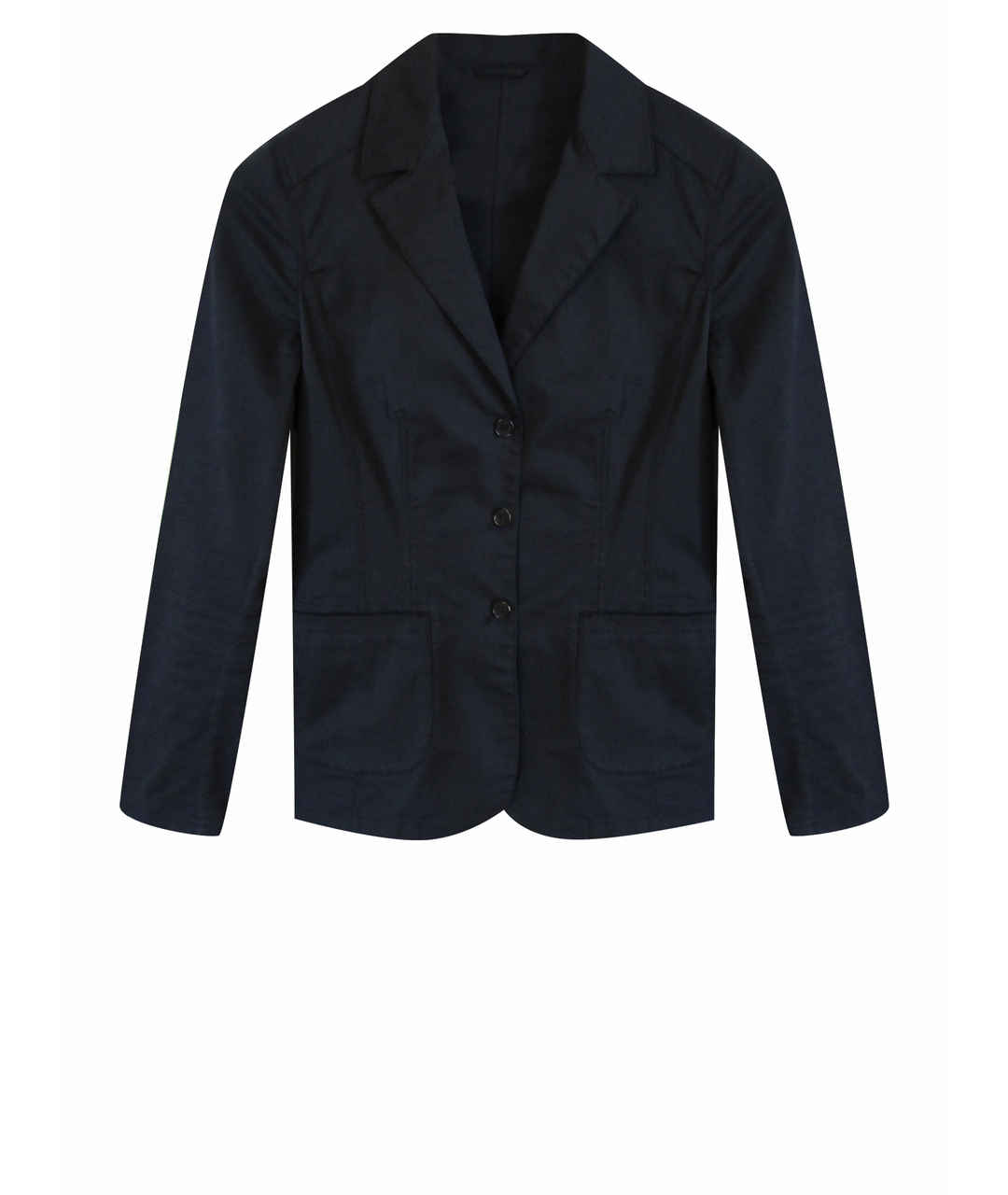 PRADA Темно-синий хлопковый жакет/пиджак, фото 1