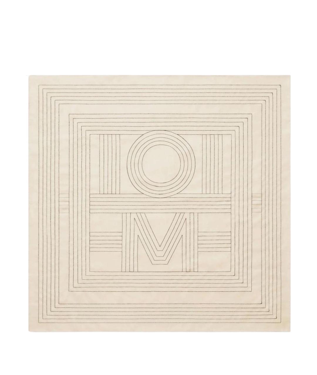 TOTEME Бежевый шелковый платок, фото 1