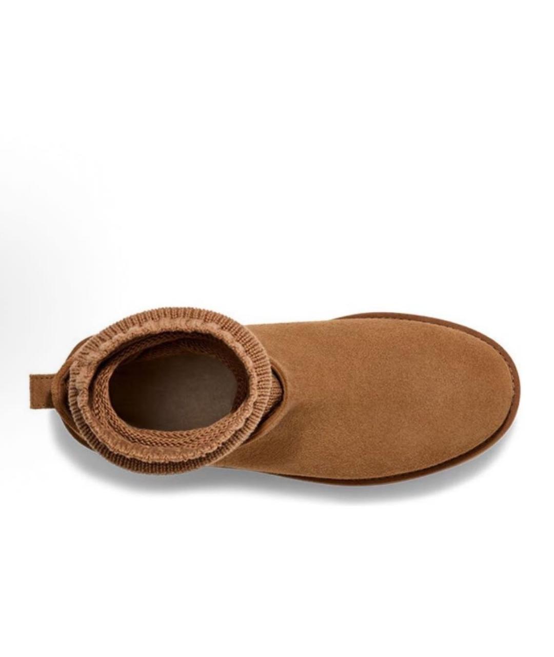 UGG AUSTRALIA Коричневые замшевые ботинки, фото 4