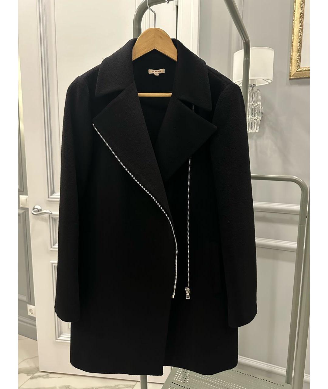 P.A.R.O.S.H. Черное кашемировое пальто, фото 6