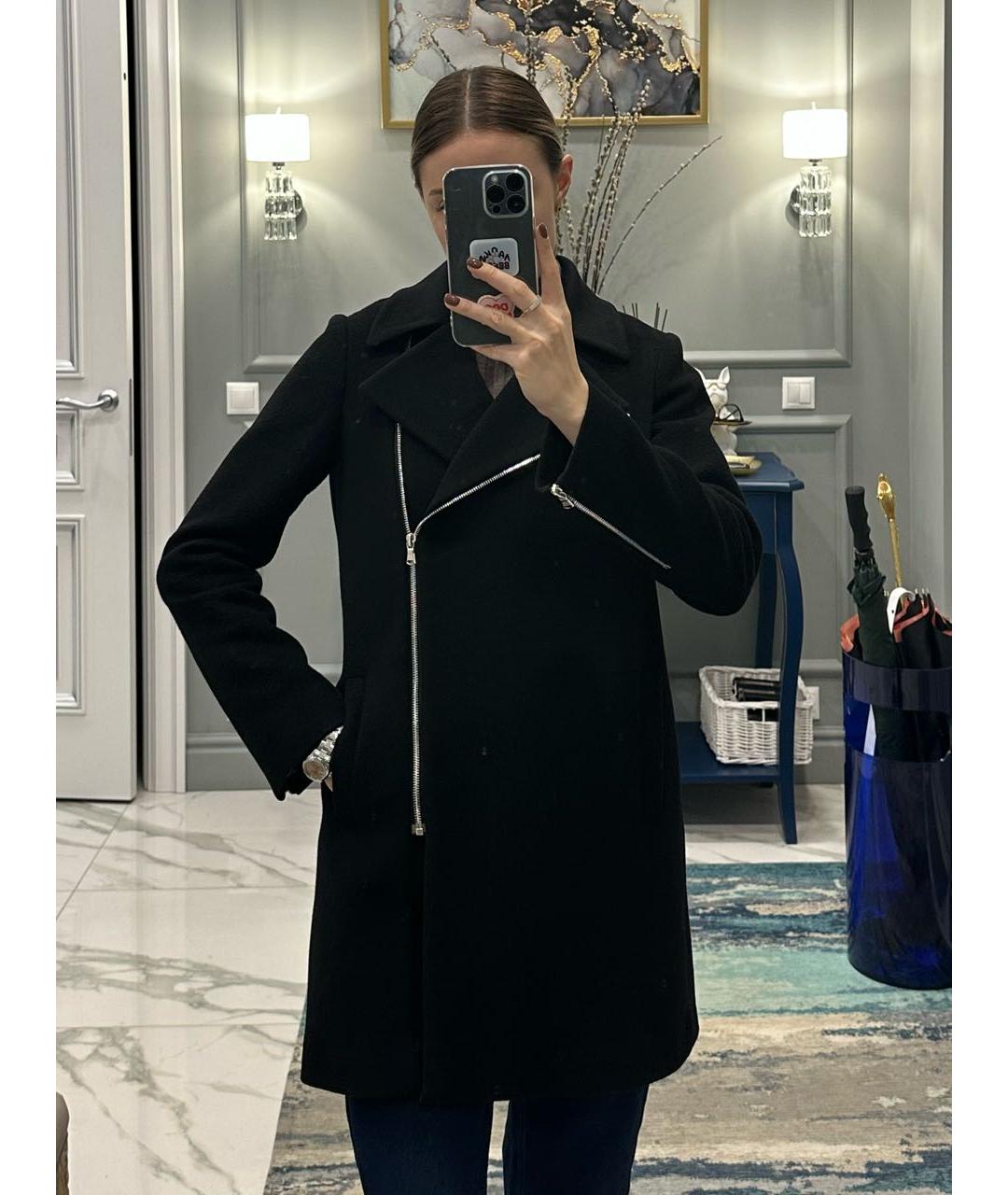 P.A.R.O.S.H. Черное кашемировое пальто, фото 4