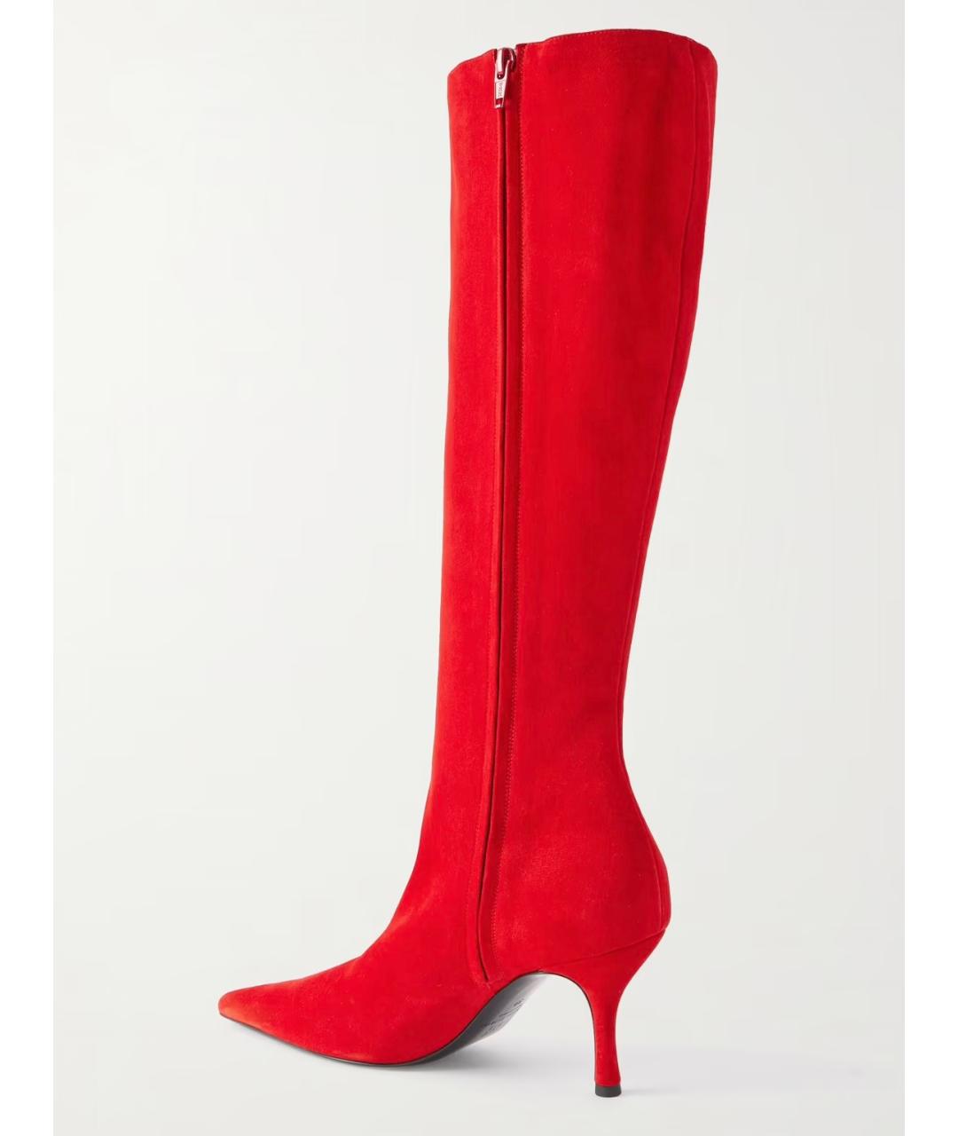 MAGDA BUTRYM Красные замшевые сапоги, фото 3