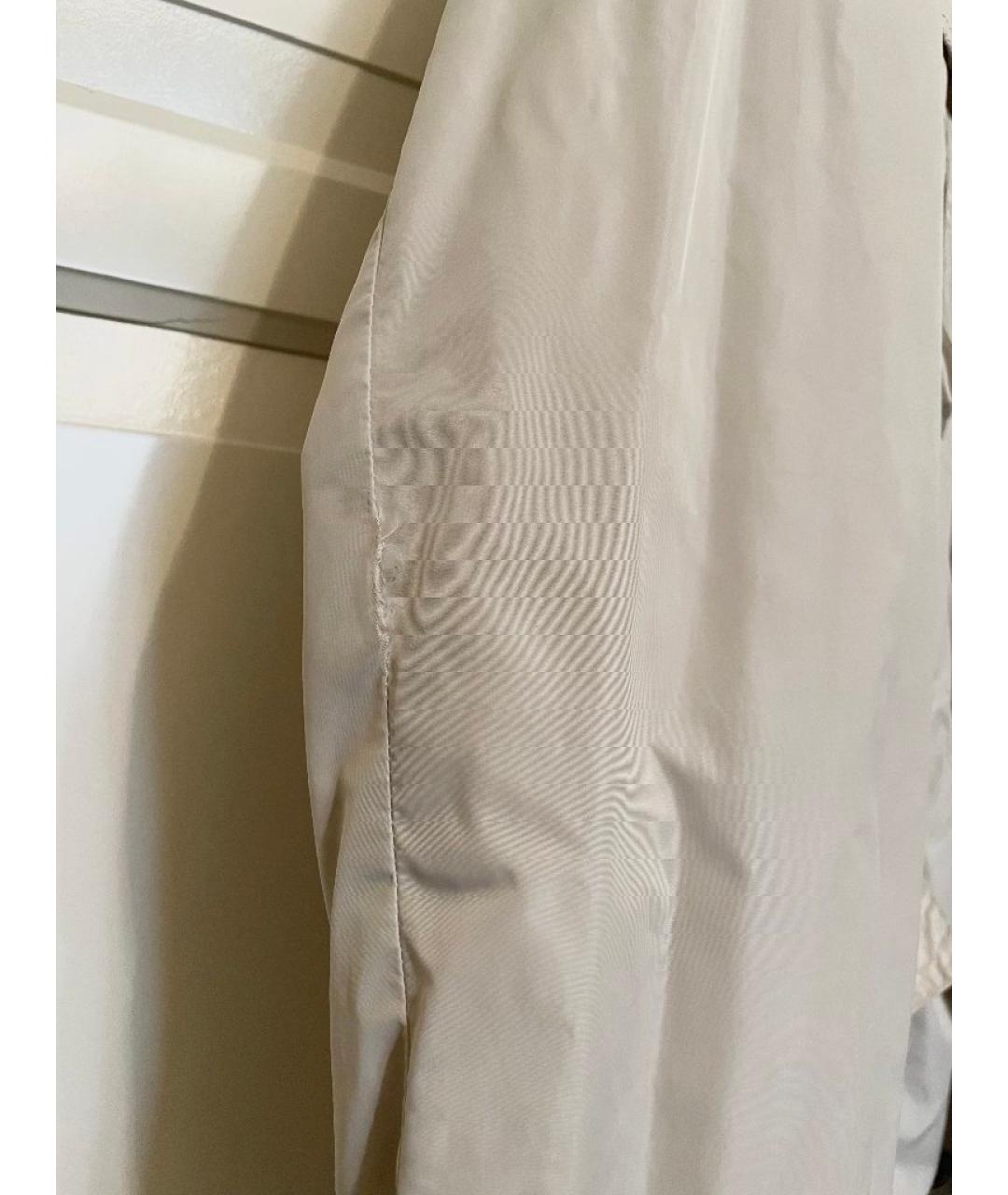 GUCCI Бежевый полиамидовый тренч / плащ, фото 4