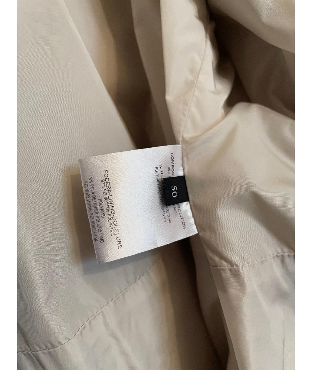 GUCCI Бежевый полиамидовый тренч / плащ, фото 8