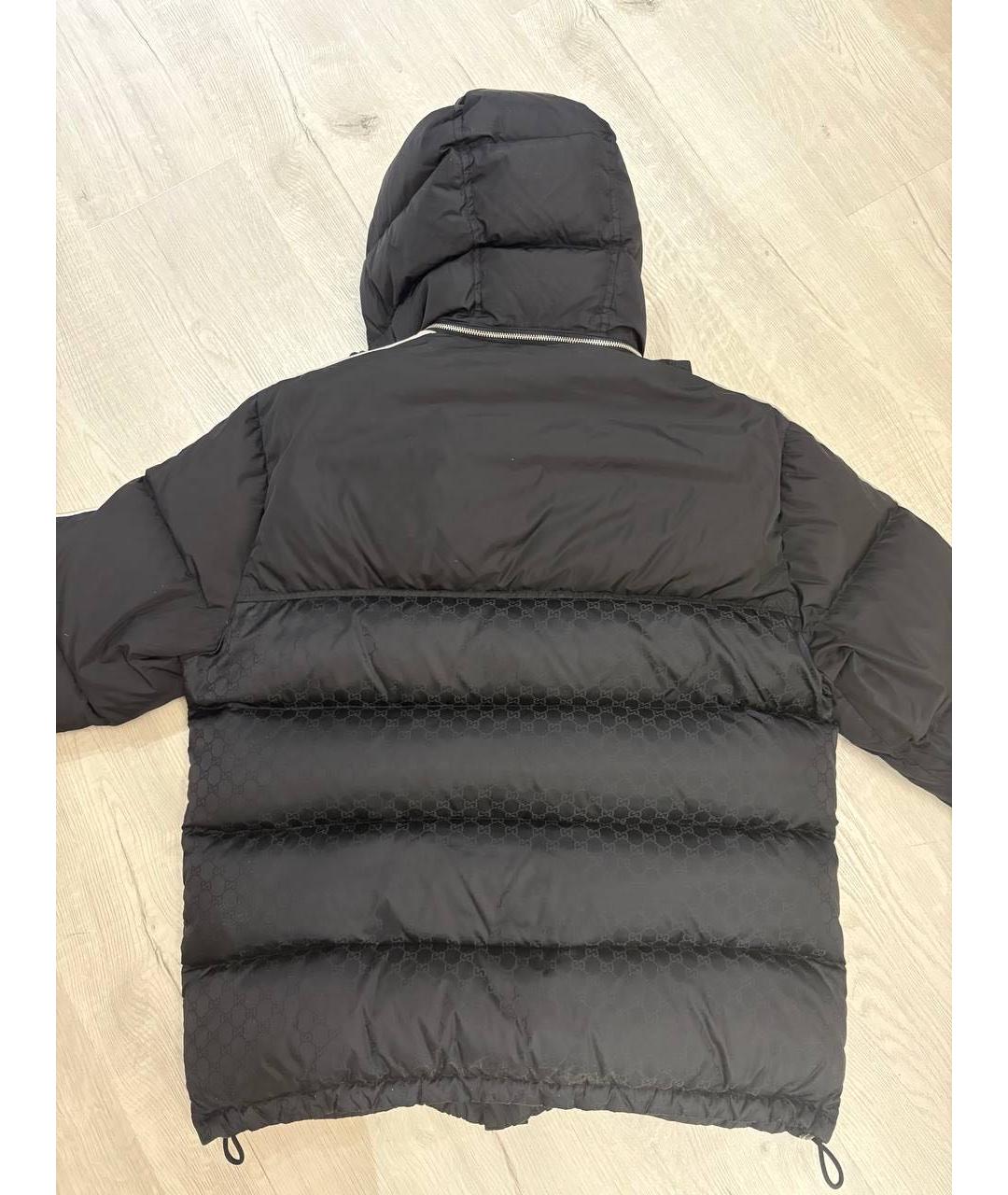 GUCCI Черный полиамидовый пуховик, фото 2
