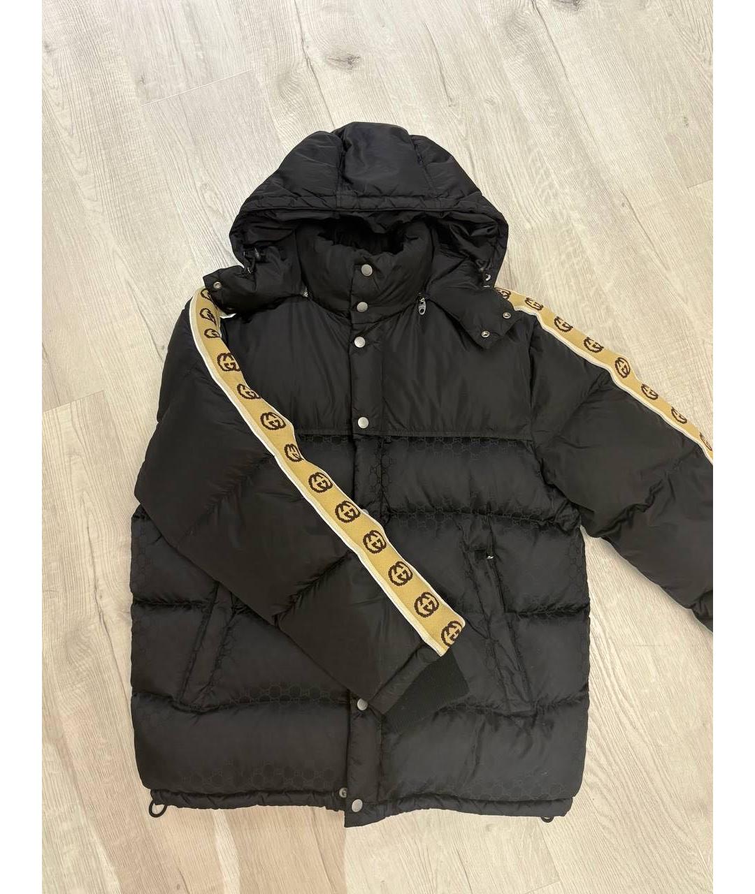 GUCCI Черный полиамидовый пуховик, фото 9