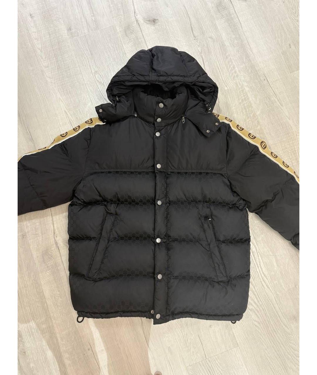 GUCCI Черный полиамидовый пуховик, фото 7