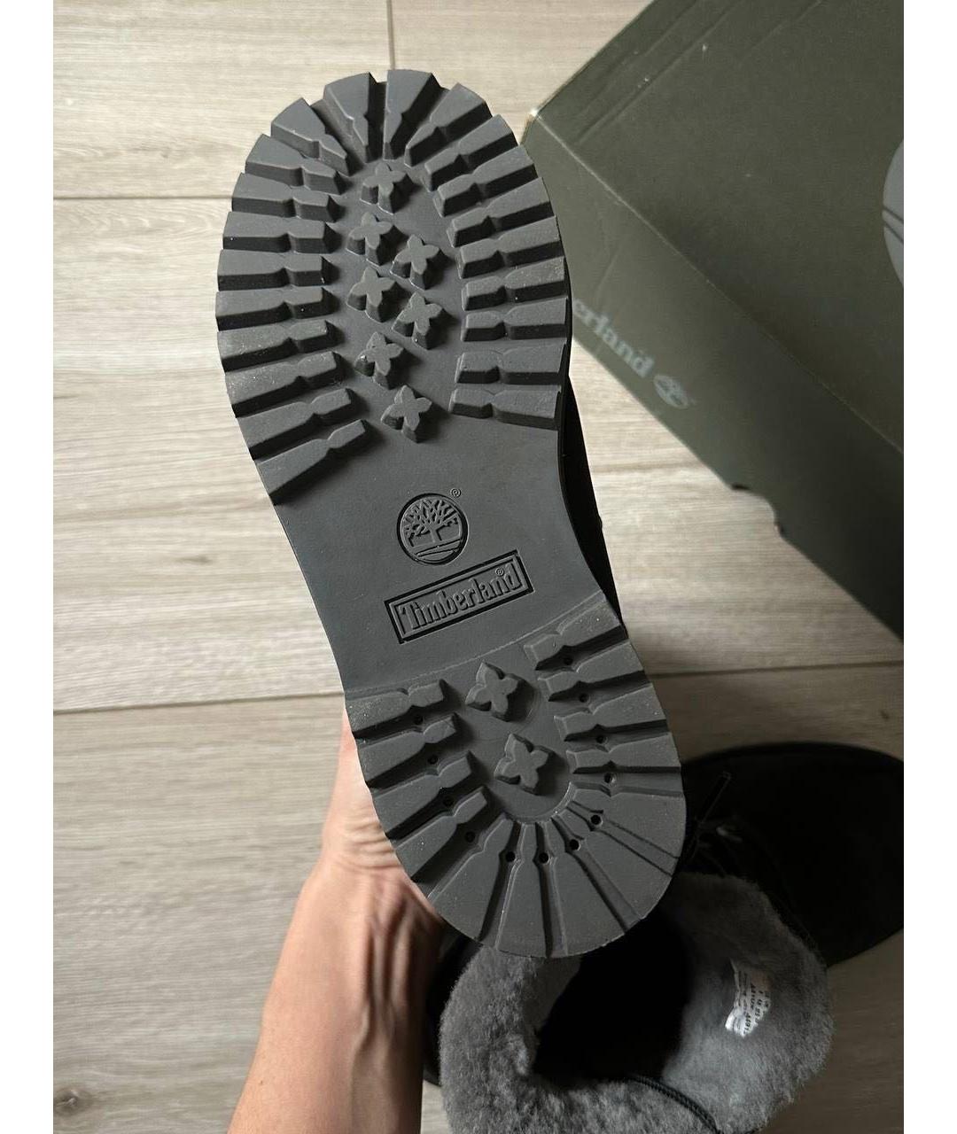 TIMBERLAND Черные нубуковые ботинки, фото 3