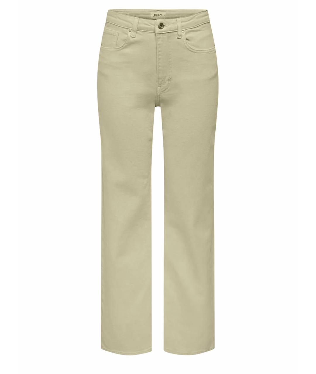 KITON Хаки хлопковые прямые джинсы, фото 1