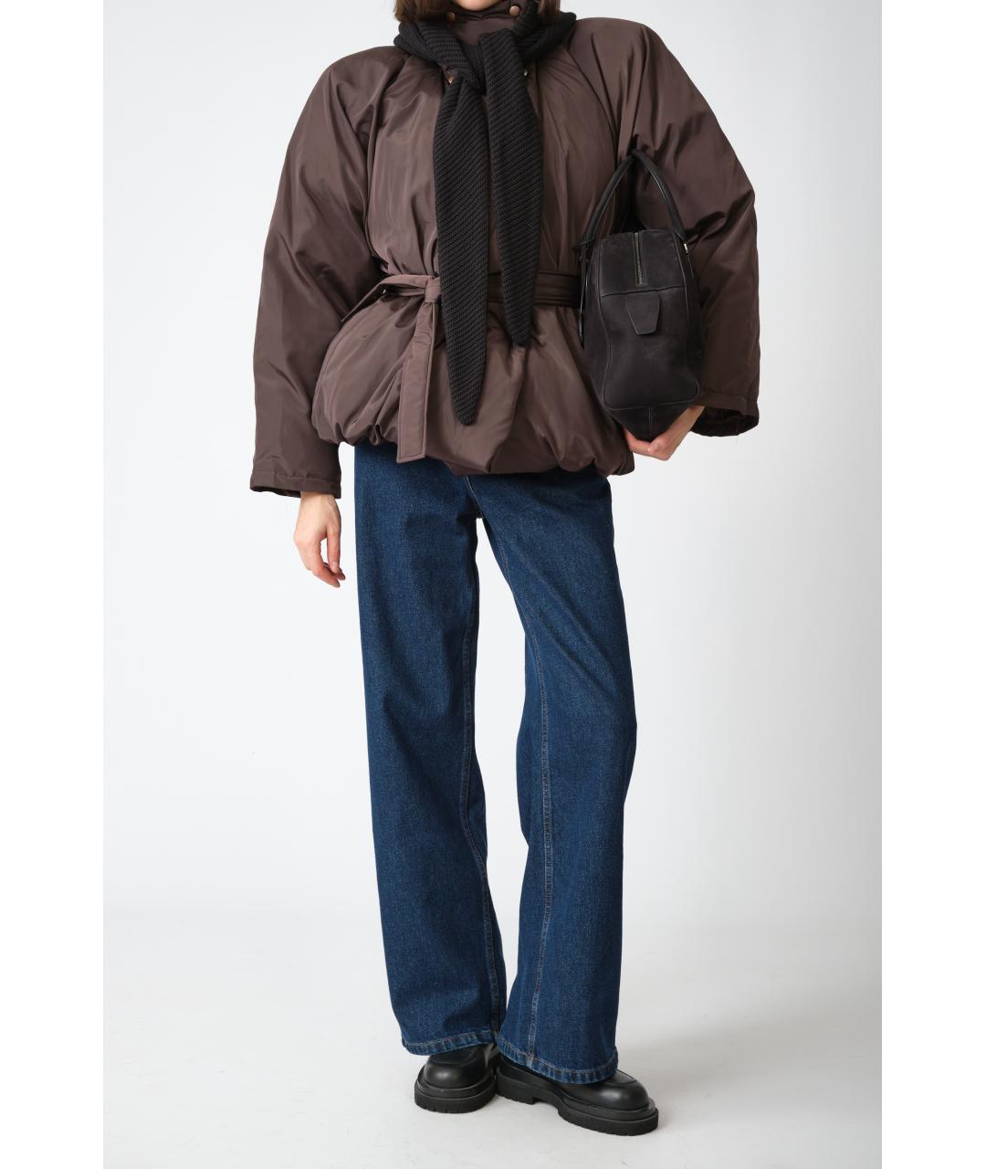 MAGDA BUTRYM Темно-синие хлопковые прямые джинсы, фото 8