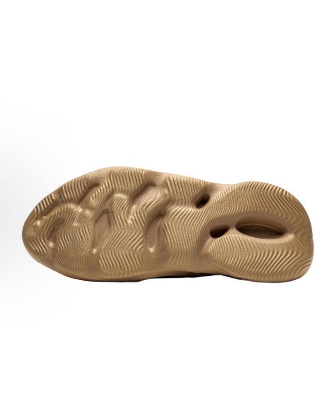 ADIDAS YEEZY Бежевые резиновые кроссовки, фото 5