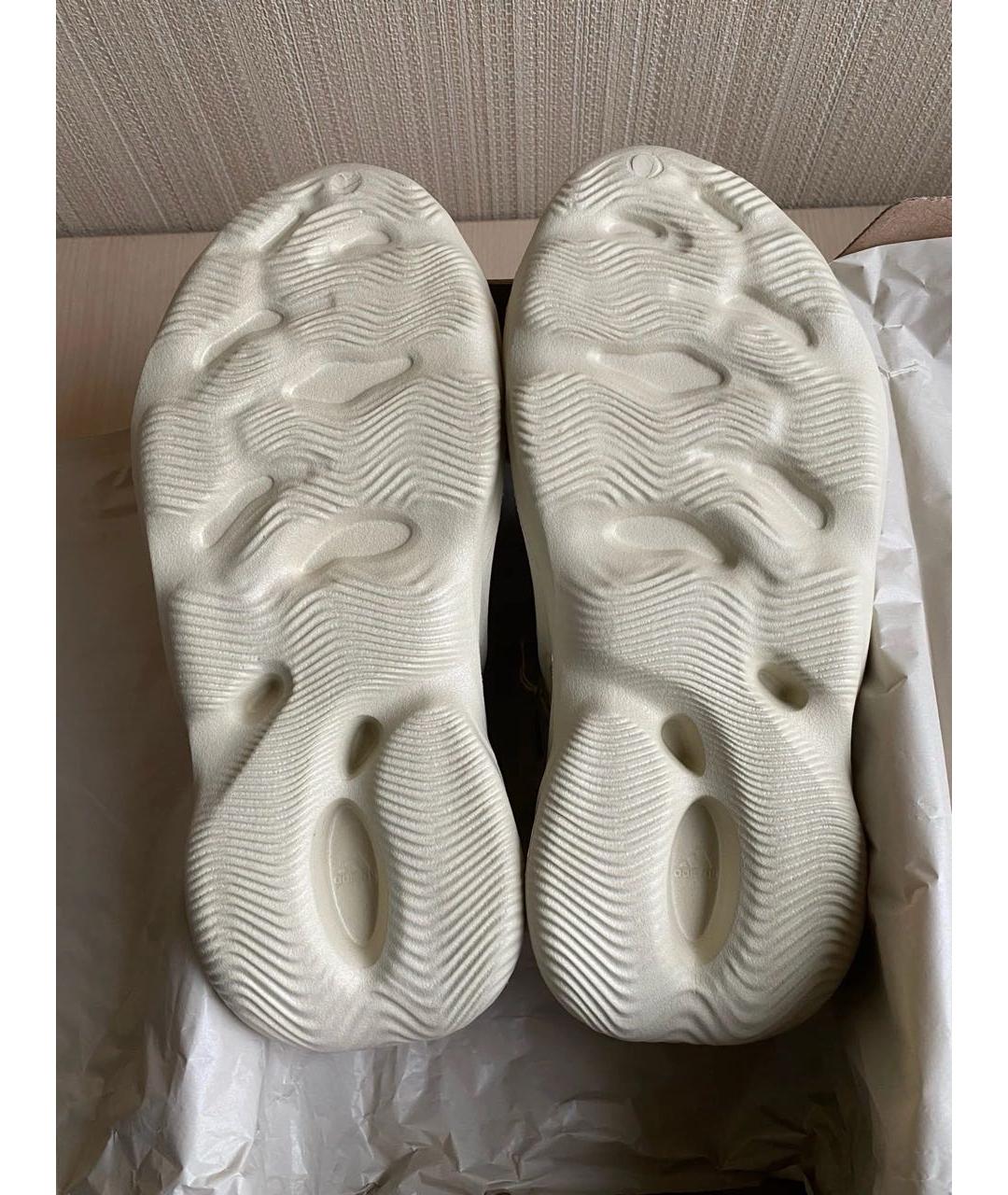 ADIDAS YEEZY Белые резиновые кроссовки, фото 6