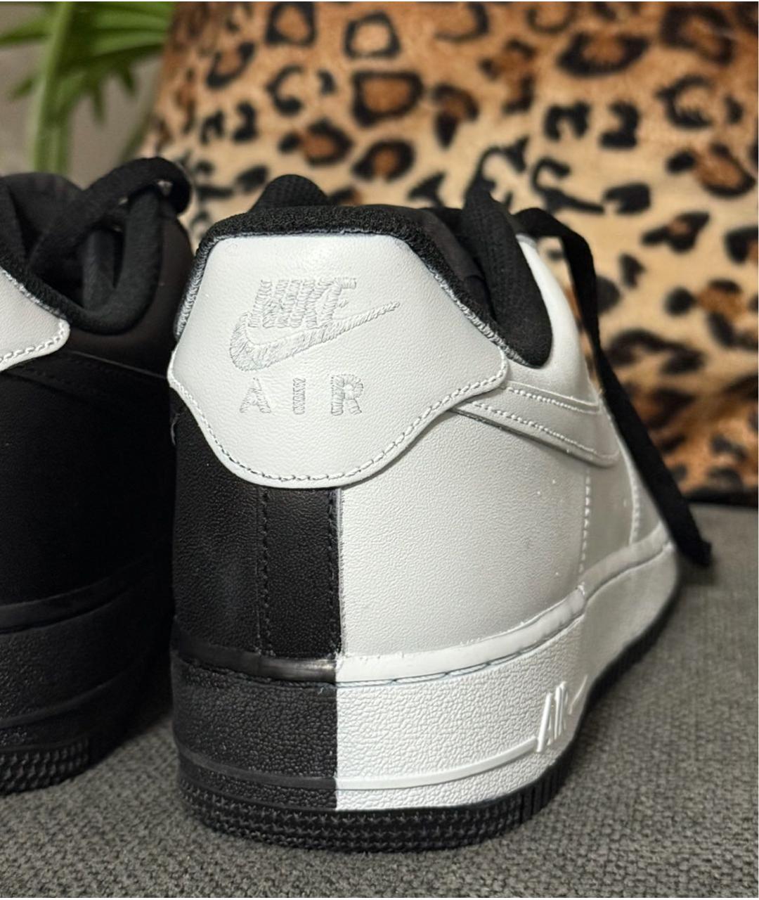 NIKE Мульти кожаные низкие кроссовки / кеды, фото 4